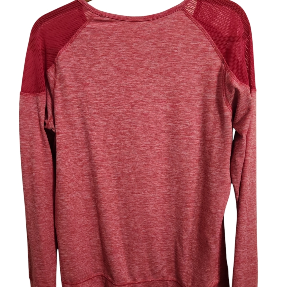 Reebok Athletic Long Sleeve Top Red/Pink - Picture 4 of 5